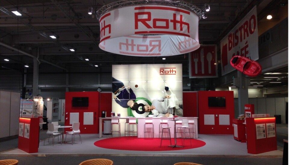 Roth sin stand fra VVS dagene i 2014 Roth sin stand fra VVS dagene i 2014