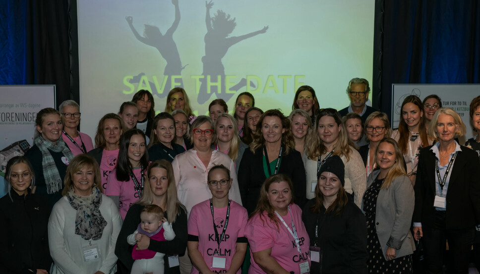 Mange dyktige kvinner fra bransjen samlet på VVS-dagene 2018 (og Jon Sandnes).