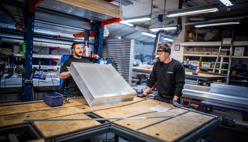 Alle ristene til Stranda Ventilasjon blir ferdigstilt for hånd.