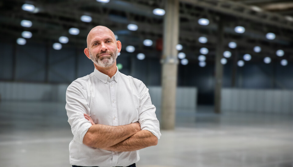 Daglig leder i NemiTek, Thor-Jostein Egeland, på Nova Spektrum der VVS-dagene arrangeres i oktober.