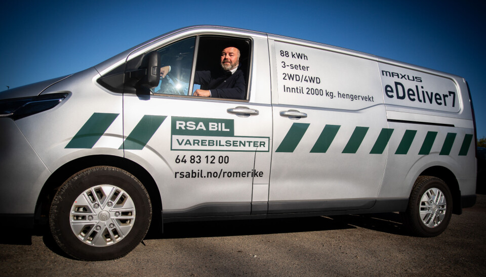 På VVS-dagene stiller RSA BIL opp med den nye Maxus Edeliver 7.