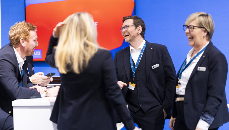 På VBs stand kan du vinne premier på VBs lykkehjul.